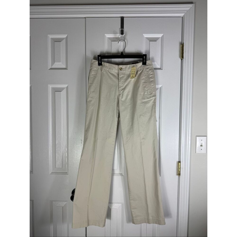 NWT Eddie Bauer Womens Blakely Fit Chino Khakis Size 6 Reg